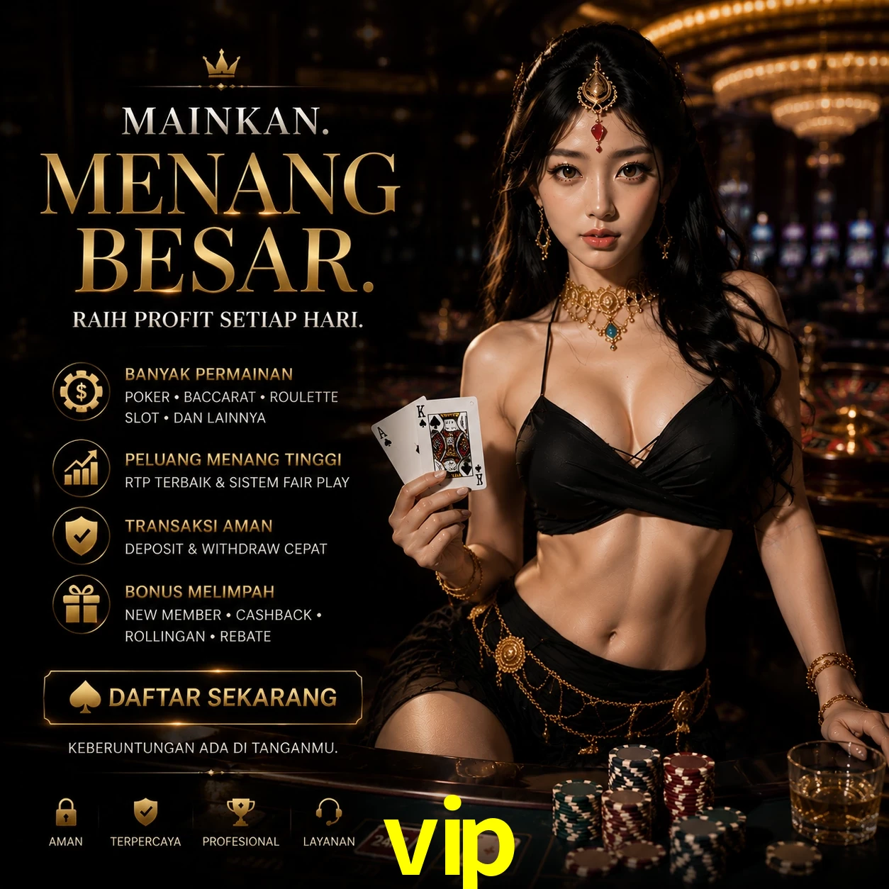 App vip para Android e iOS - download grátis